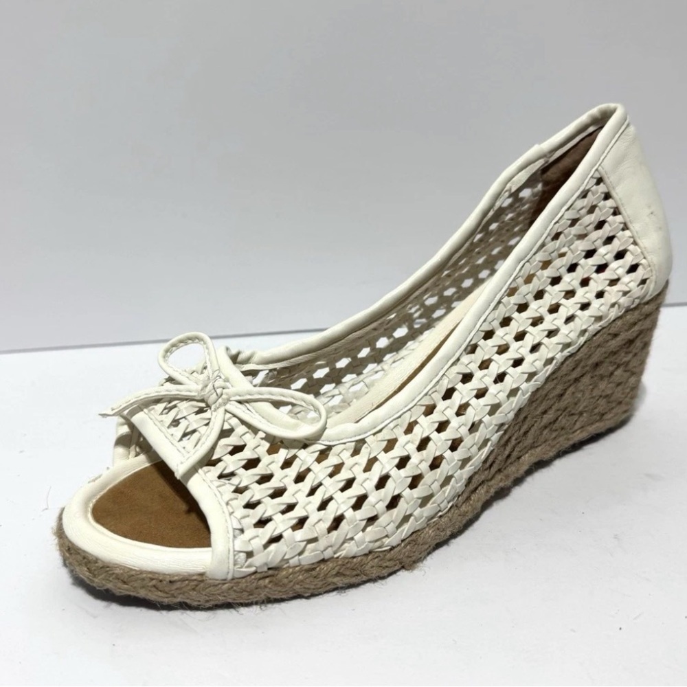Adrienne Vittadini Womens Batches Sandals White Size 10M